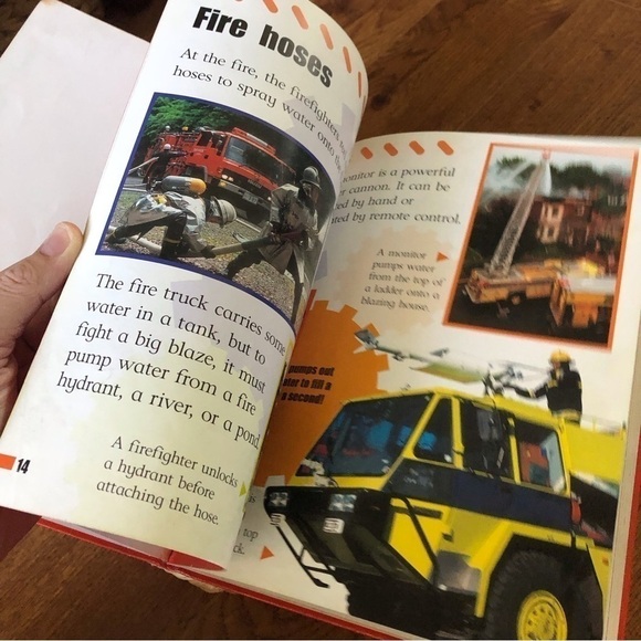 Fire Trucks, Big Machines, hardback book - Picture 4 of 4